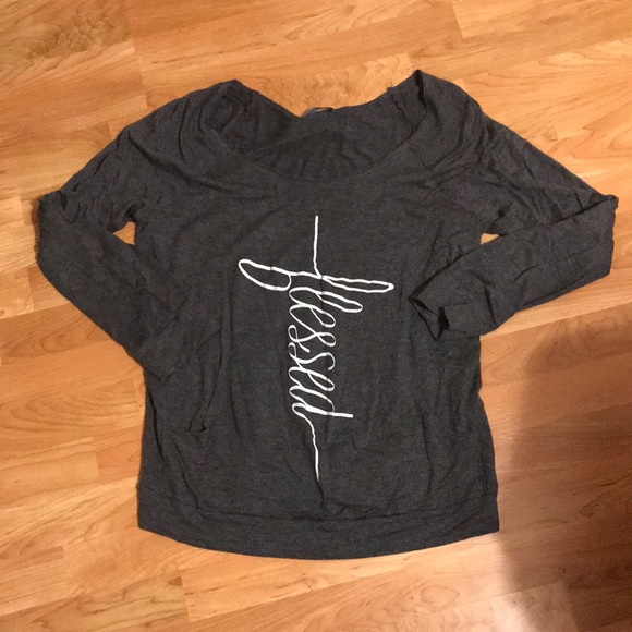 Zutter Tops - Comfy Sweatshirt Blessed